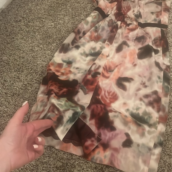 Anthropologie Moulinette Souers HEDGEROW bustier pixelated corset dress - Picture 11 of 13